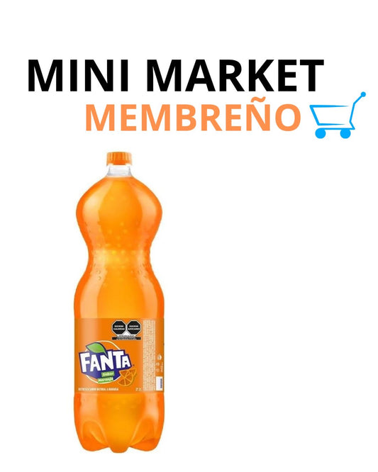 Gaseosa fanta naranja 2 litros