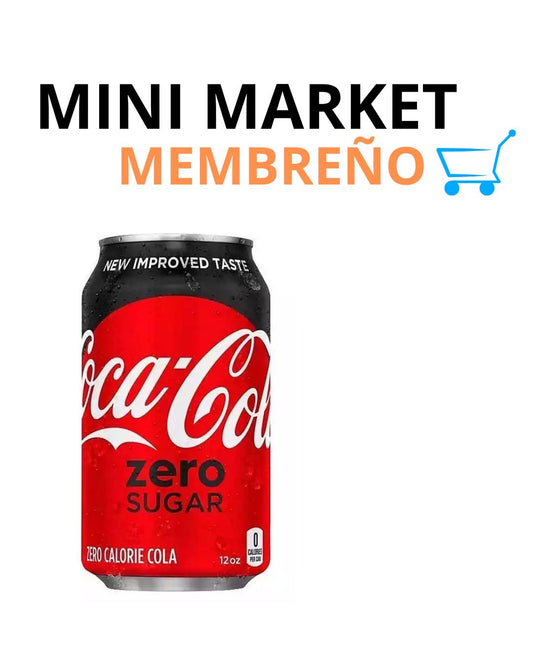 Gaseosa coca cola zero lata 354ml