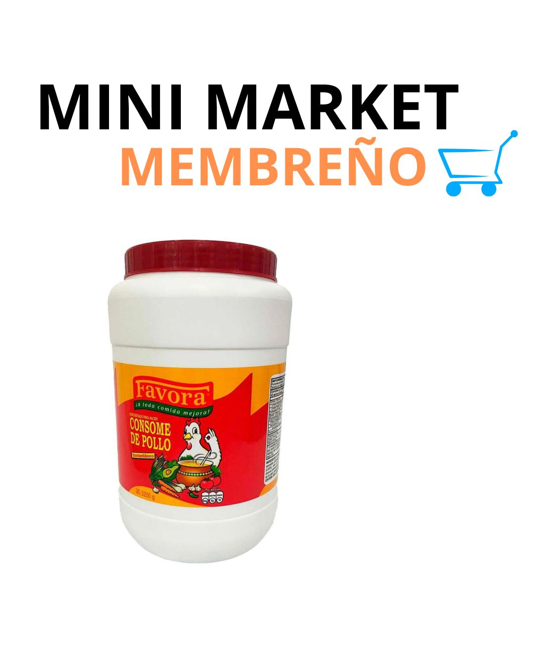 Consomé de pollo Favora 3.2kg